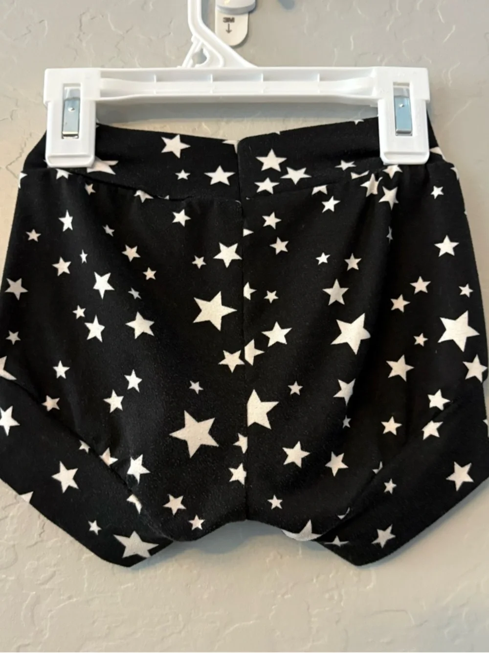 Willa B black and white star print racerback dance gymnastics outfit size 2/3
